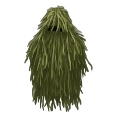 Ghillie clothes sticker