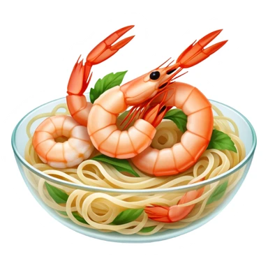 Shrimp thai glass noodle sticker