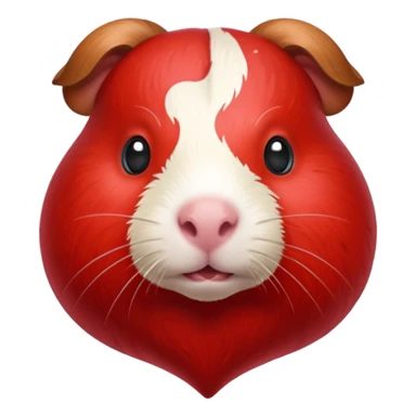 guineapig heart sticker