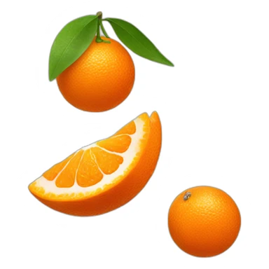 tangerine-fruit sticker