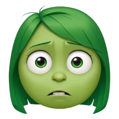 DISGUST FROM MOVIE INSIDE OUT sticker