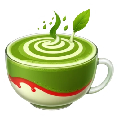 Make a matcha red sticker