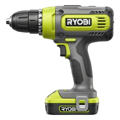 Ryobi ONE+ Taladro atornillador de batería R18PD2 (18 V, 2 baterías, 1,5 Ah, 40 Nm) emoji style  sticker