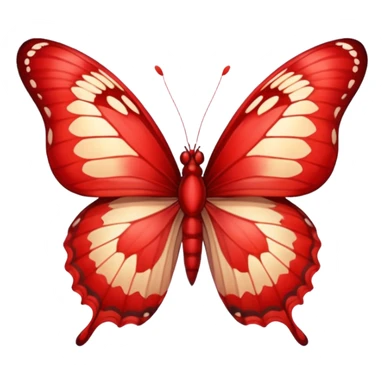 UNA BUTTERFLY RED FANTASY, PERO DEBE SER UN ROJO UN POCO CLARO. sticker