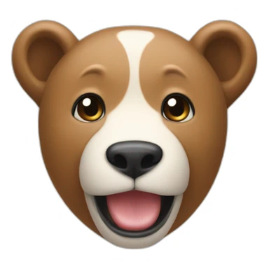 Ours qui boit du lait sticker