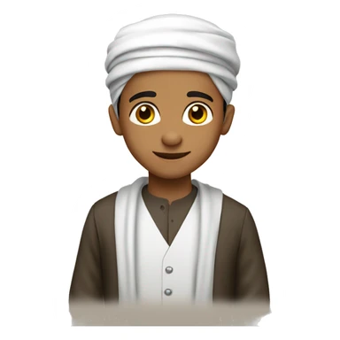 Handsome gentlemen muslim boy sticker