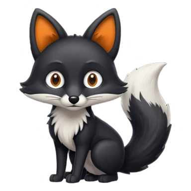 Black Fox sticker