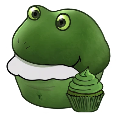 Frosted Cupcake with the name Sydney on it sticker