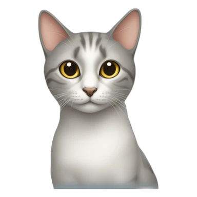 Long nose cat sticker