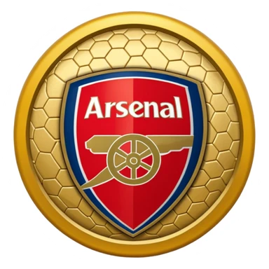 Arsenal football logo sticker