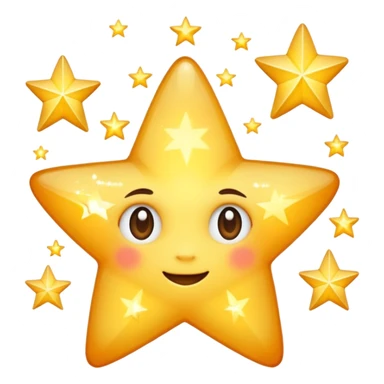 estrellas brillando sticker