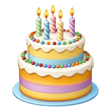 birthday cake bakery sticker