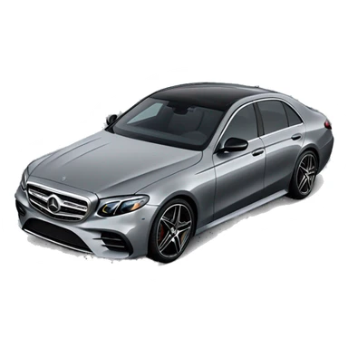 Mercedes Benz E53 2019 with 20” wheels Selenite Grey colour side view sticker