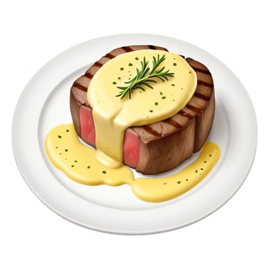 Filet mignon with bearnaise sauce  sticker