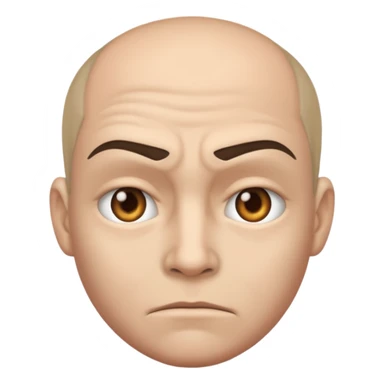 Emoji mean mugging sticker