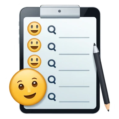 questionnaire sticker