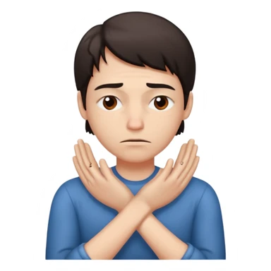 😬, half frown with a side eye and hands clasped together sticker