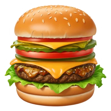 billboard ad about burgers sticker
