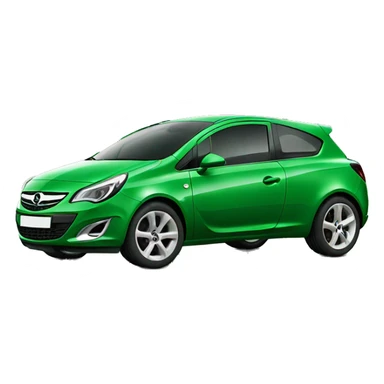 Opel Corsa Green sticker