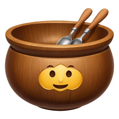 wooden bowl  sticker