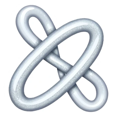 Glitter White Infinite sticker