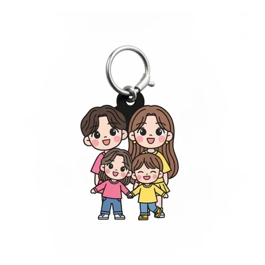 kpop friendship phone charm, cute, expressive, minimal sticker