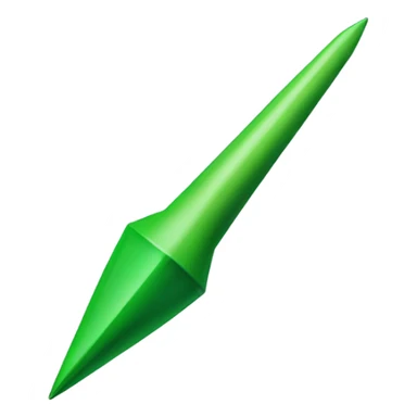 green precision dart sticker