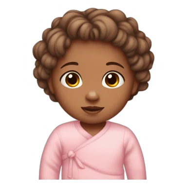 Newborn girl sticker