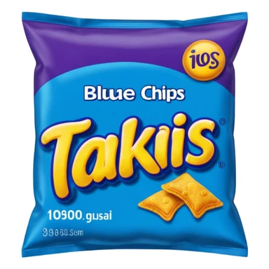 takis blue chips bag
 sticker