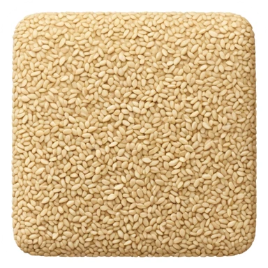 sesame seeds sprinkled on a surface sticker