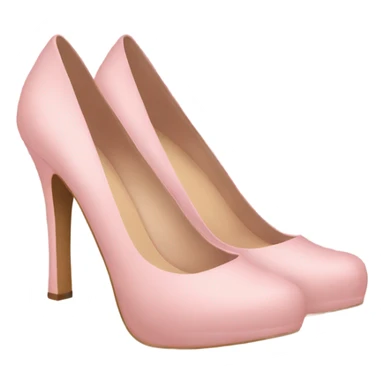 Soft pink heels sticker