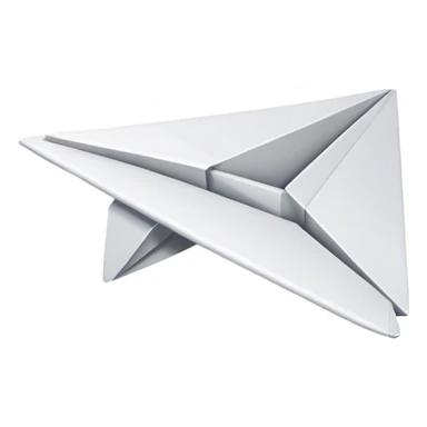 2d paper plane  sticker