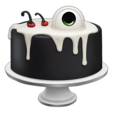 addams family cake sticker