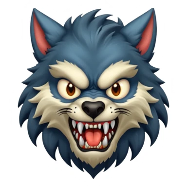 Werewolf mixed with a monster  sticker