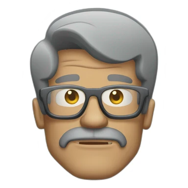 Tattooed man style Futurama sticker