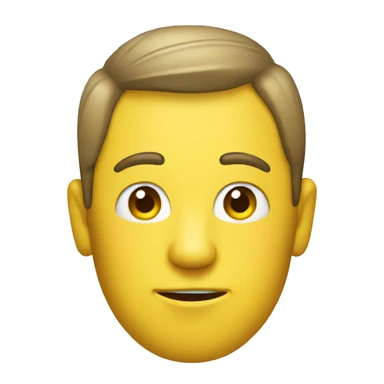 Man with banana head sticker