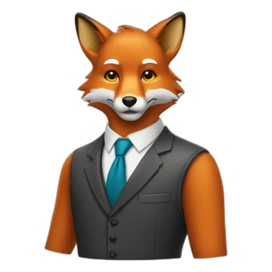 fox banker sticker