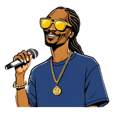 Snoop dog sticker