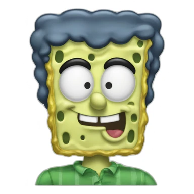 spongebob griddy sticker