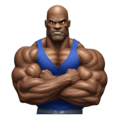 Ronnie Coleman Flexing muscles sticker