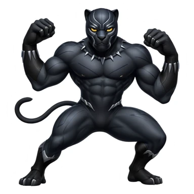 Bast chosen black panther sticker