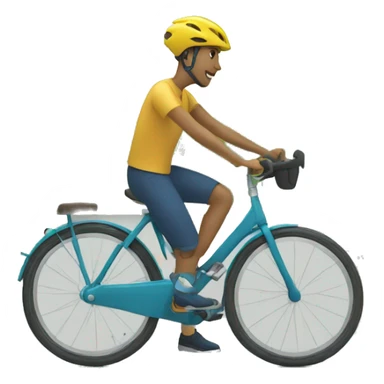 Chat sur le vélo  sticker