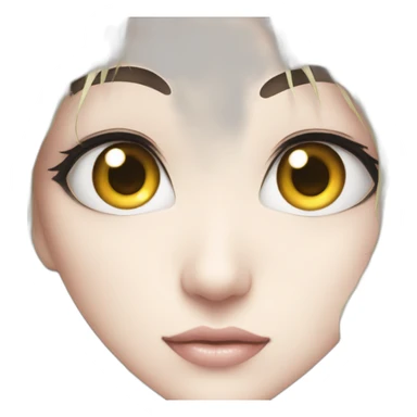 manga eyes looking u sticker