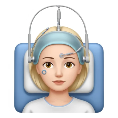 woman sleeping polysomnography sleep test with electrodes attached to head sticker