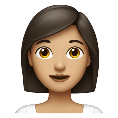 Christmas brunette sticker