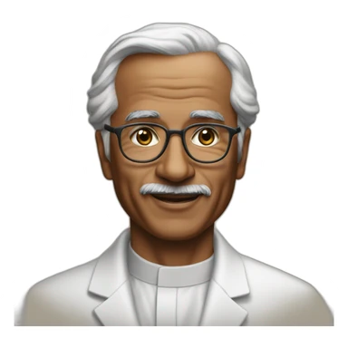 Abdulrazak Gurnah with nobel prize sticker