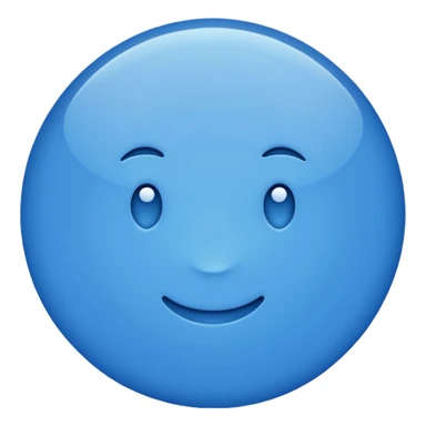 Un círculo celeste  sticker