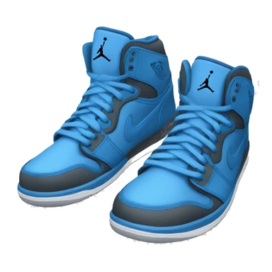 Blue jordan shoes sticker