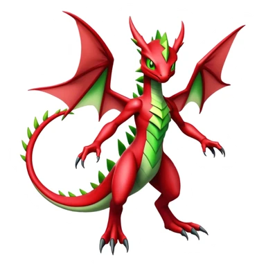  Cool Edgy Shiny Futuristic Ethereal Legendary Scizor-Charmeleon-Digimon-Schyther-Flygon-hybrid full body sticker
