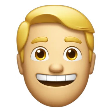 donald trupmt with smile face sticker